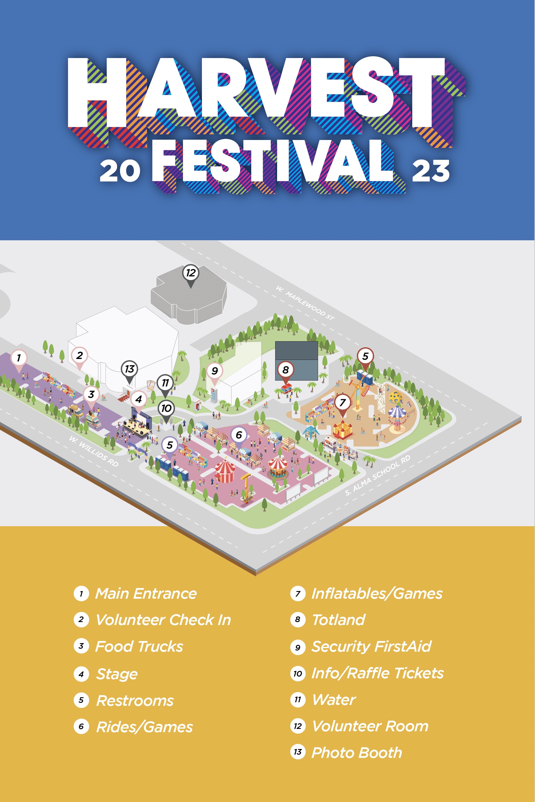 Harvest Festival Map