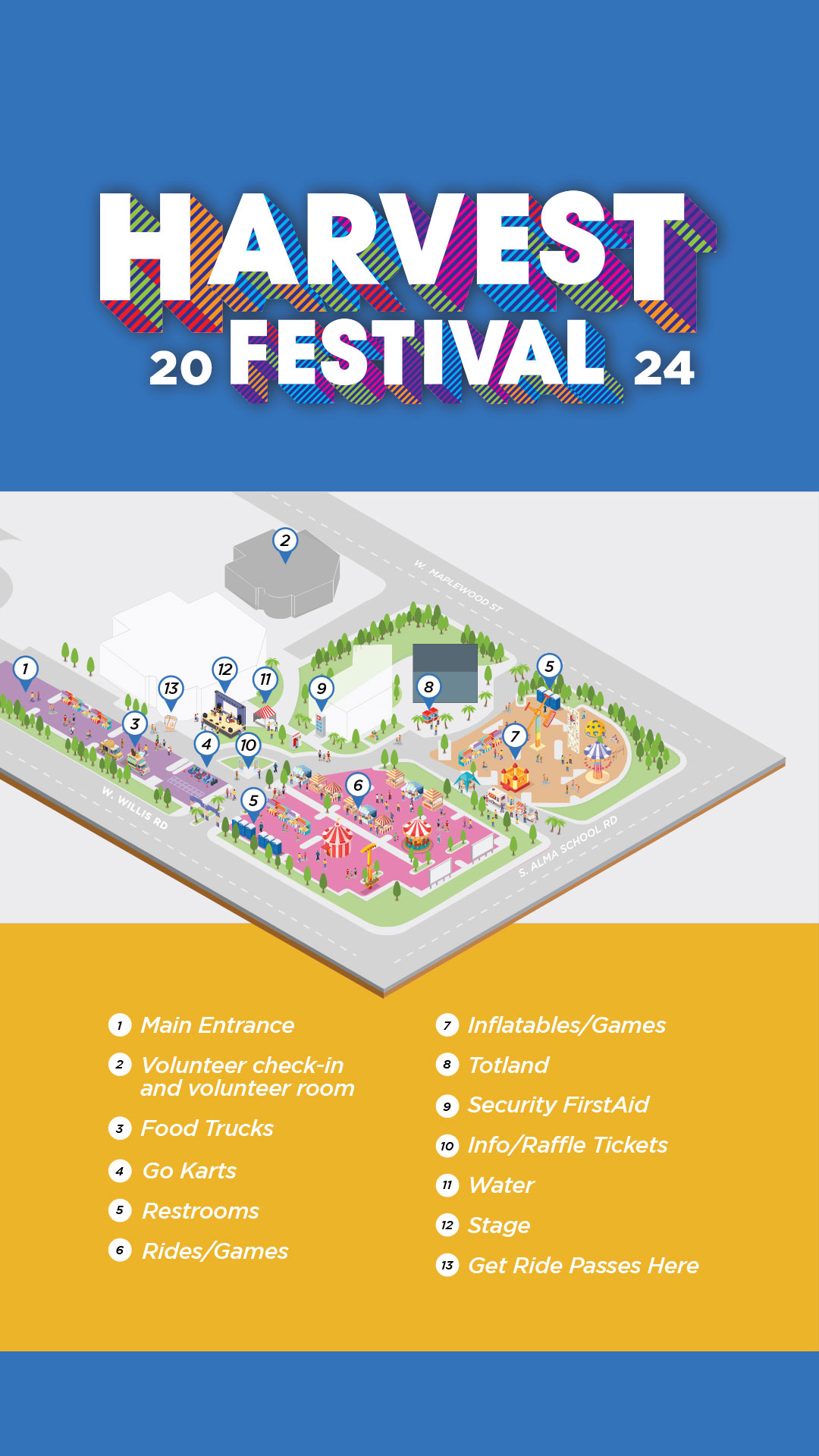 Harvest Festival Map